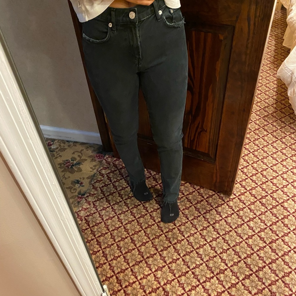 Black agolde jeans